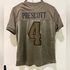 Nike NFL Dallas Cowboys Dak Prescott #4 Salute to Service Game Jersey